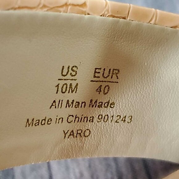 Sam Edelman Yaro 10m Peach Open Toe Adjustable Ankle Strap Leather Heeled Sandal - Picture 13 of 13